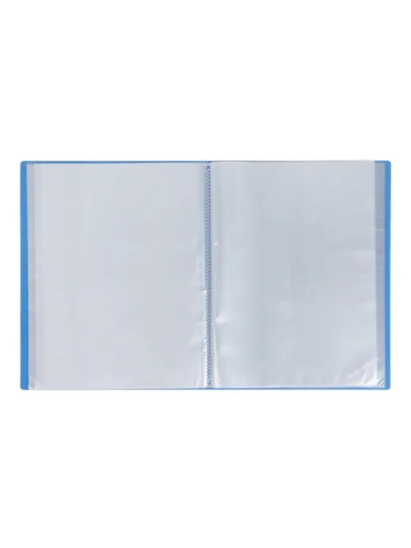 Папка А4, 80 прозрачных файлов, 400 мкм, МИКС