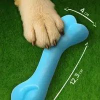 Жевательная игрушка для собак &laquo;Косточка классическая&raquo;, 12.3 с, TPR, голубая
