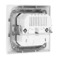 Розетка одноместная с 2&times;USB TANGO, 16 А, 250 В, IP 20, с заземлением, белая