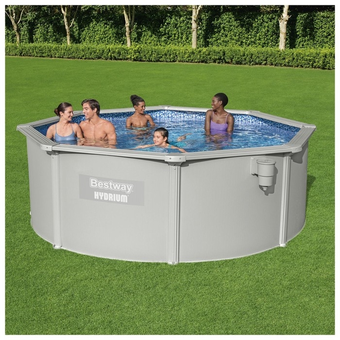 Бассейн каркасный стальной Hydrium 366 x122 см (песчаный фильтр-насос,лестница,тент) 56574 Бассейн каркасный стальной Hydrium 366 x122 см (песчаный фильтр-насос,лестница,тент) 56574