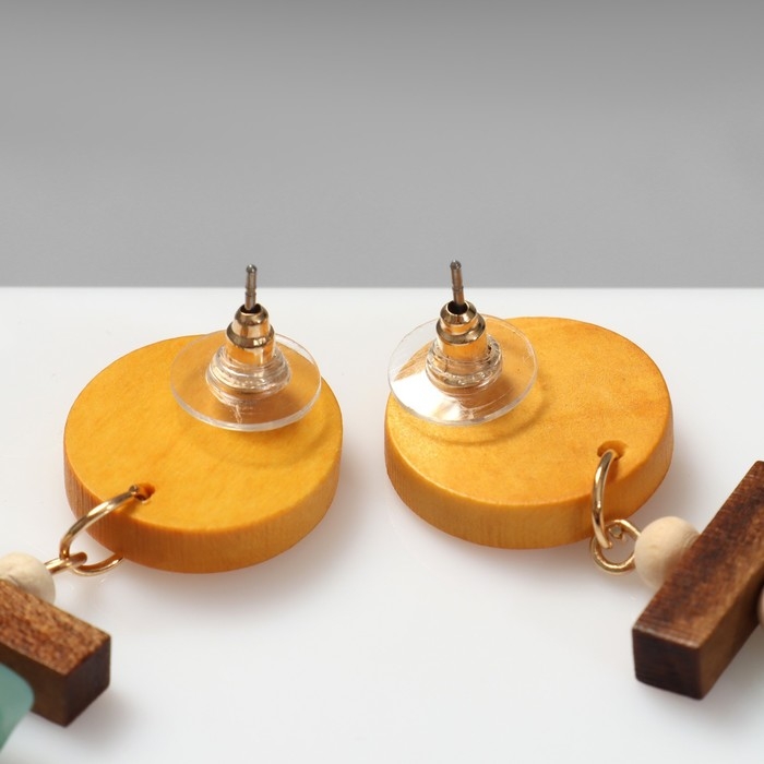 Серьги ассорти «Ваканда» стиль, абстракция, цветные Серьги ассорти «Ваканда» стиль, абстракция, цветные