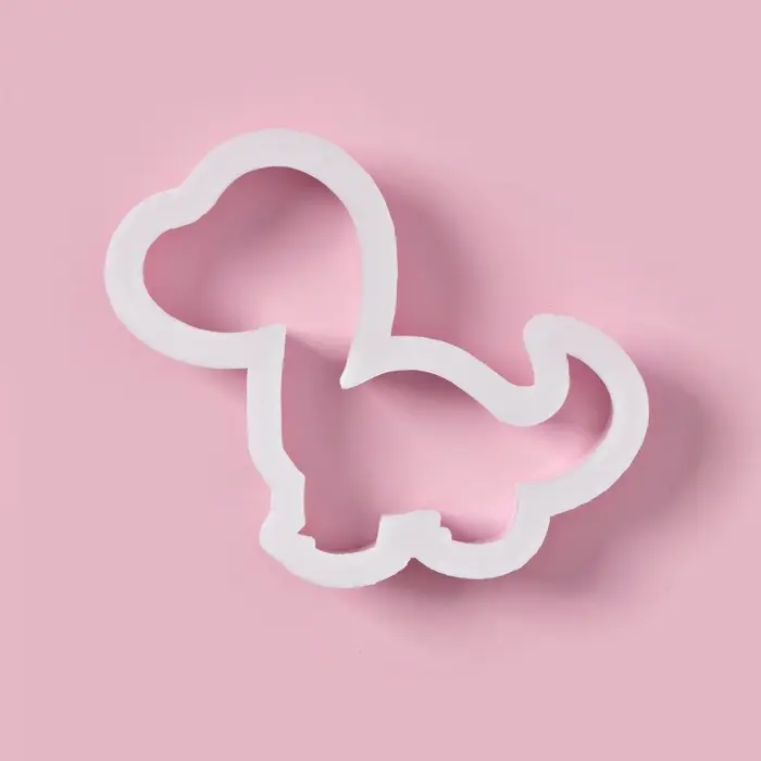 Формы для печенья Доляна &laquo;Хищные динозавры&raquo;, набор 8 шт., пластик, белые