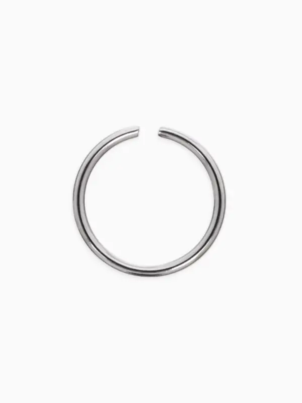 Пирсинг в нос &laquo;Колечко&raquo;, классика, d=9 мм, набор 6 шт. цвет серебро