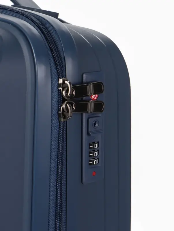 Чемодан на колёсах, 20", кодовый замок, 36&times;20&times;54 см, синий