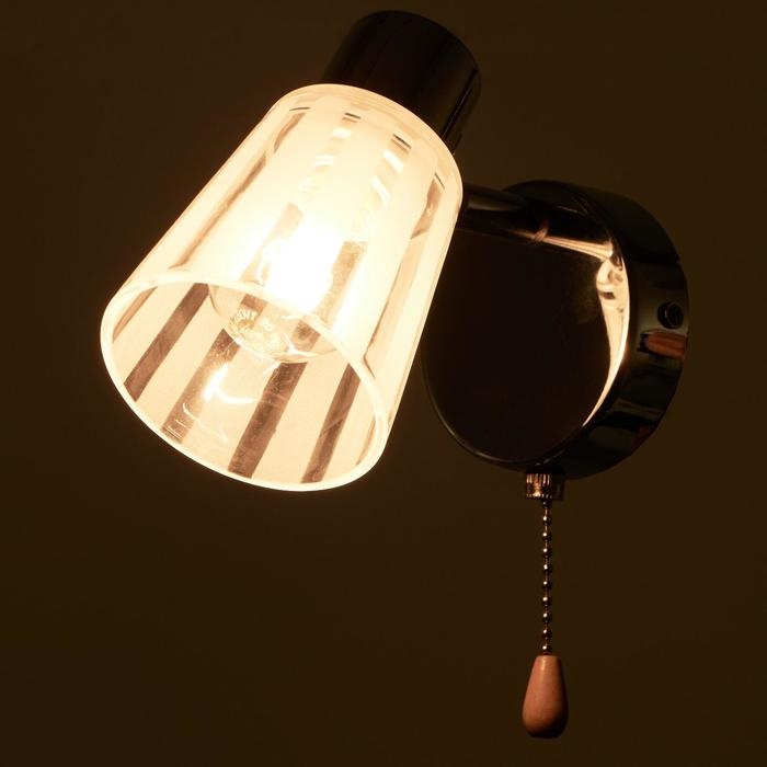 Бра с переключателем 59390/1 E14 40Вт хром 15х11х15 см Бра с переключателем 59390/1 E14 40Вт хром 15х11х15 см