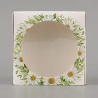 Коробка подарочная самосборная с окном &laquo;Только для тебя&raquo;, 11.5&times;11.5&times;3 см