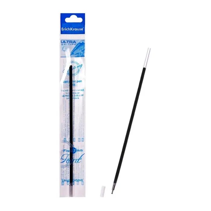 Стержень шариковый ErichKrause, для ручек Ultra и других, узел 0.7 мм, чернила синие, супермягкое письмо, длина стержня 140 мм Стержень шариковый ErichKrause, для ручек Ultra и других, узел 0.7 мм, чернила синие, супермягкое письмо, длина стержня 140 мм
