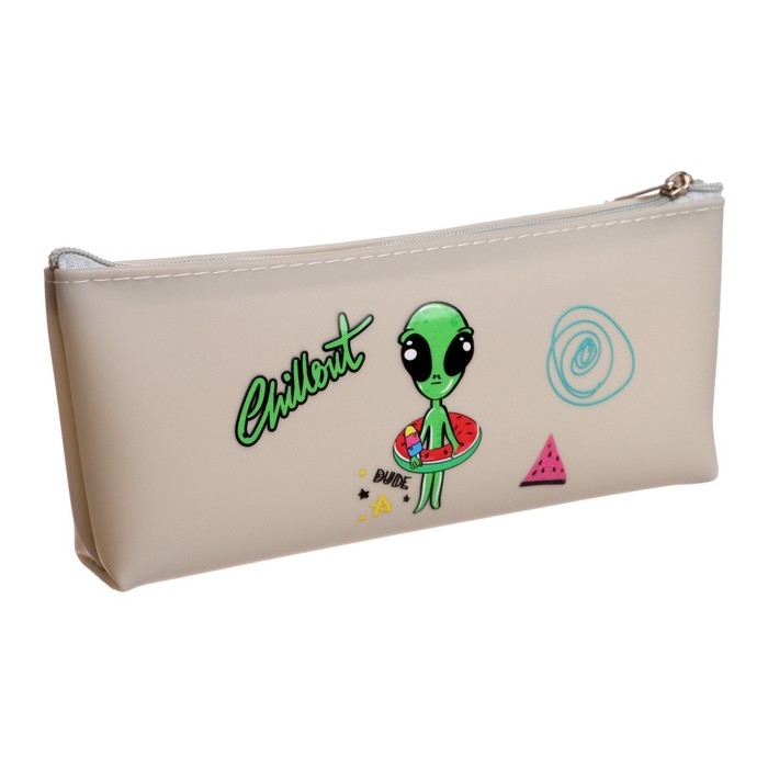 Пенал школьный на молнии Пенал школьный на молнии "Инопланетянин", МИКС