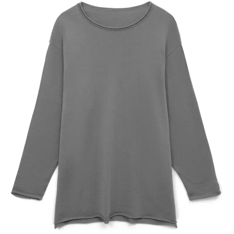 Лонгслив унисекс Siluetti Fuori, серый, размер S/M Лонгслив унисекс Siluetti Fuori, серый, размер S/M