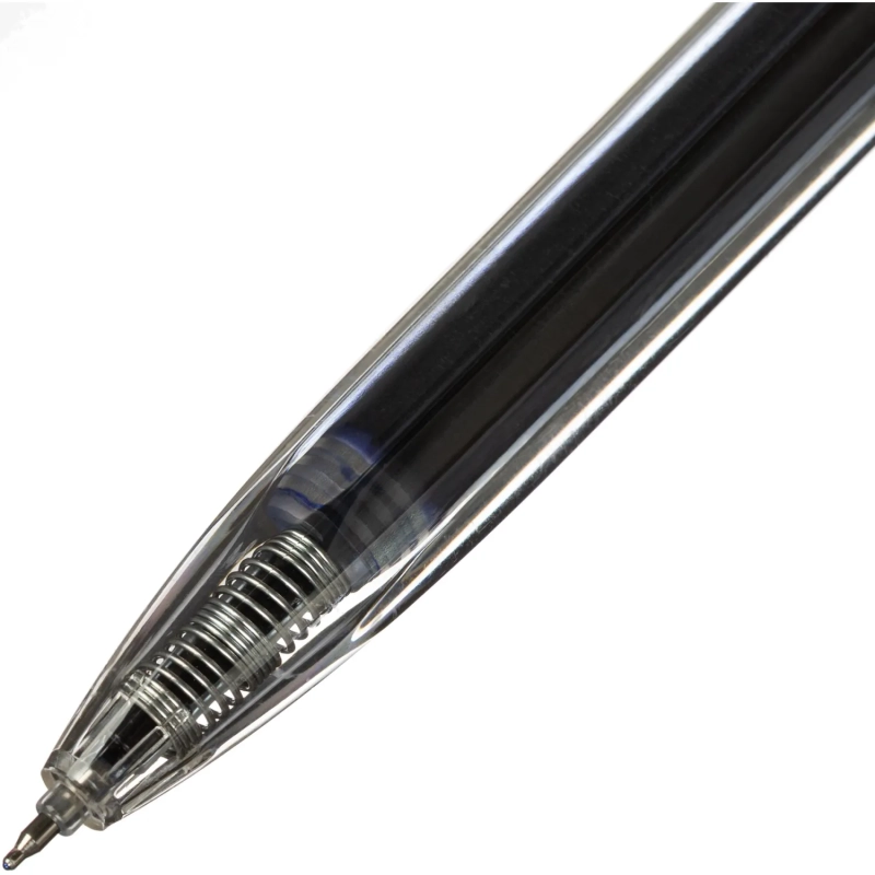 Ручка гелевая автомат. Deli INKABLE EG05S-BL,гибр.нак0,5,син быстросх,прозр