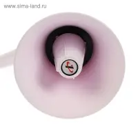 Мегафон ручной Luazon Rad-01, 15 Вт, дальность до 200 м, запись 10 сек, 3 режима, белый