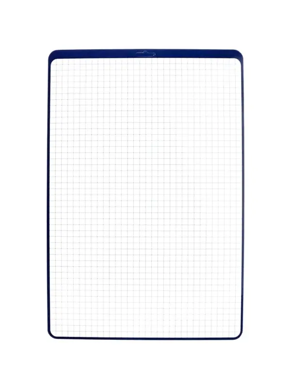 Доска маркерная A3 (49&times;33 см) Calligrata, двусторонняя: клетка/линейка, синяя