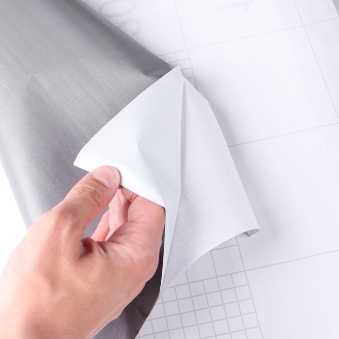 Пленка самоклеящаяся темно-серая 10м*45см Пленка самоклеящаяся темно-серая 10м*45см