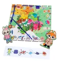 Геоборд с заданиями &laquo;Изучаем времена года&raquo;