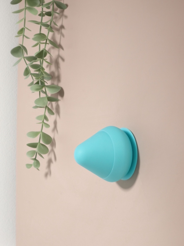 Массажёр TPR (термопластичная резина) универс на присоске 7*7,5см зелен накл ОТ