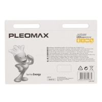 Батарейка алкалиновая Pleomax, AAA, LR03-10BL, 1.5В, блистер, 8+2 шт.