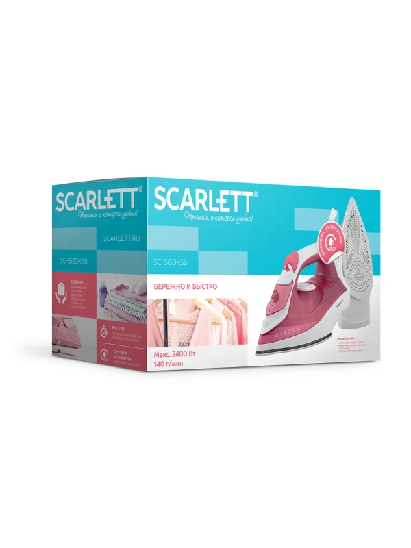 Утюг с керамическим покрытием SC-SI30K56 Утюг с керамическим покрытием SC-SI30K56