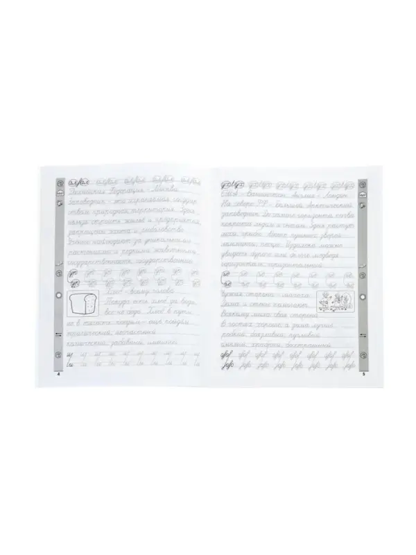 Тренажер по чистописанию. Русский язык, 4 класс, Субботина Е.А. 2026