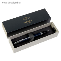 Ручка шариковая Parker IM Core Matte Blue CT M, корпус из латуни синий матовый/ хром, синие чернила