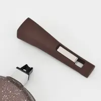 Сковорода Мечта &laquo;Гранит Brown&raquo;, d=18 см, съёмная ручка, антипригарное покрытие, литой алюминий, МИКС