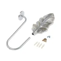 Крючок для штор CAPPIO KS041, цвет серебро с золотом, набор 2 шт Крючок для штор CAPPIO KS041, цвет серебро с золотом, набор 2 шт