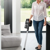 Пылесос вертикальный беспроводной для дома КТ-5278 - 450 Вт