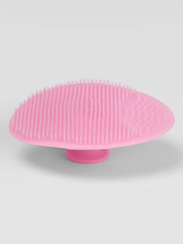 Щётка для умывания &laquo;Овал&raquo; на присоске, 6.3&times;5 см, МИКС