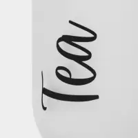 Банка для сыпучих продуктов Herevin Tea, 1 л, стекло, белая