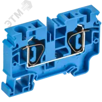 ARMAFIX Клемма пружинная CX10 BU 10мм2 проходная синяя IEK