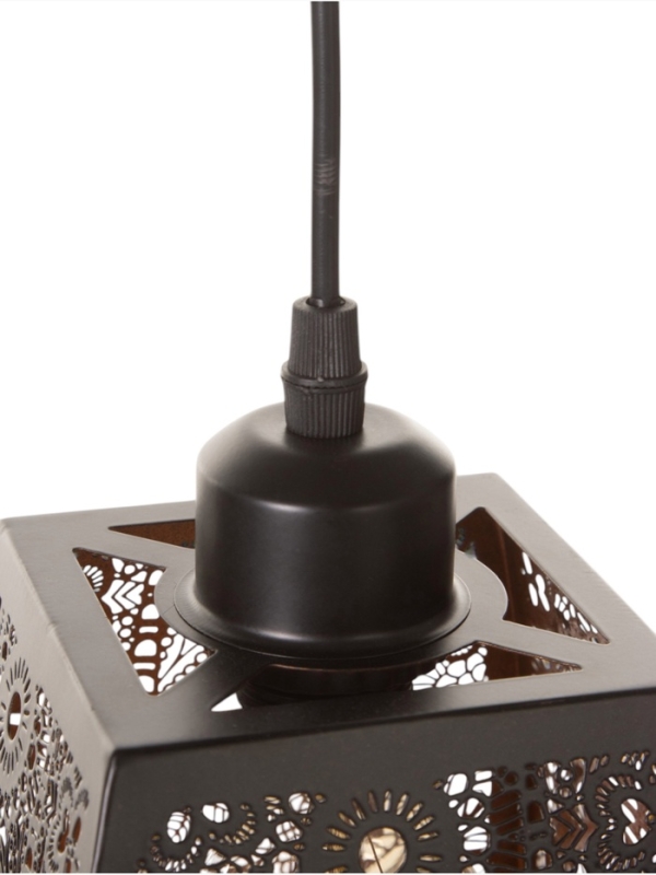 Светильник Светильник "Стрекозы" 1х40Вт Е27 черный 14х14х22+100см