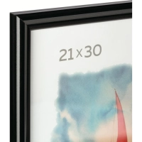 Рамка пластиковая А 4 черного цвета 508