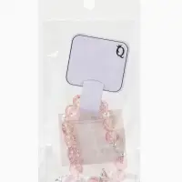 Браслет с подвесками &laquo;Сахарный. Сердце, искра&raquo;, d=6 см, шар № 10/8, розовый, бежевый в серебре