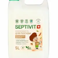 Гель для посуды SEPTIVIT "Миндальное молочко", 5л