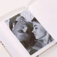 Фотоальбом на 100 фото 10х15 см "Веточки" текстиль 5х12,5х16,5 см