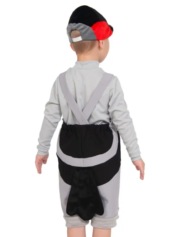 Карнавальный костюм "Снегирь" ткань-плюш, 3-6 лет, рост 98-116 см