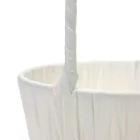 Корзина пластик 12 х 12 х 10 см, ручка__белый