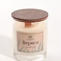 Свеча ароматическая в стекле ORGANIC, 190 мл, соевый воск, вереск