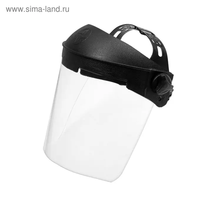 Щиток защитный ТУНДРА, пластик, с храповым механизмом Щиток защитный ТУНДРА, пластик, с храповым механизмом