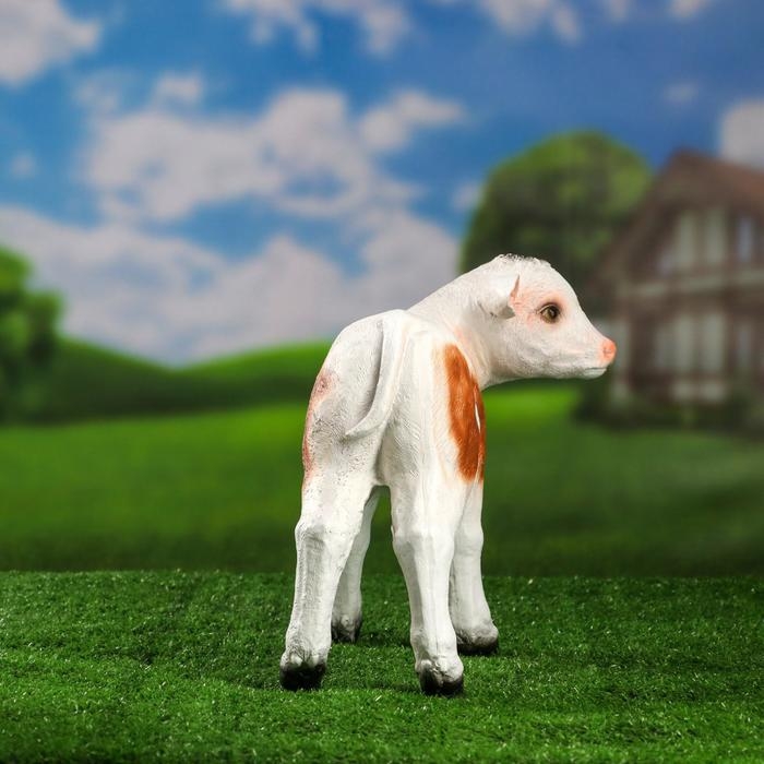 Садовая фигура из полистоуна «Телёнок», 27 см Садовая фигура из полистоуна «Телёнок», 27 см