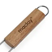 Решётка - гриль для рыбы maclay, 30&times;12 см, хромированная сталь, для мангала