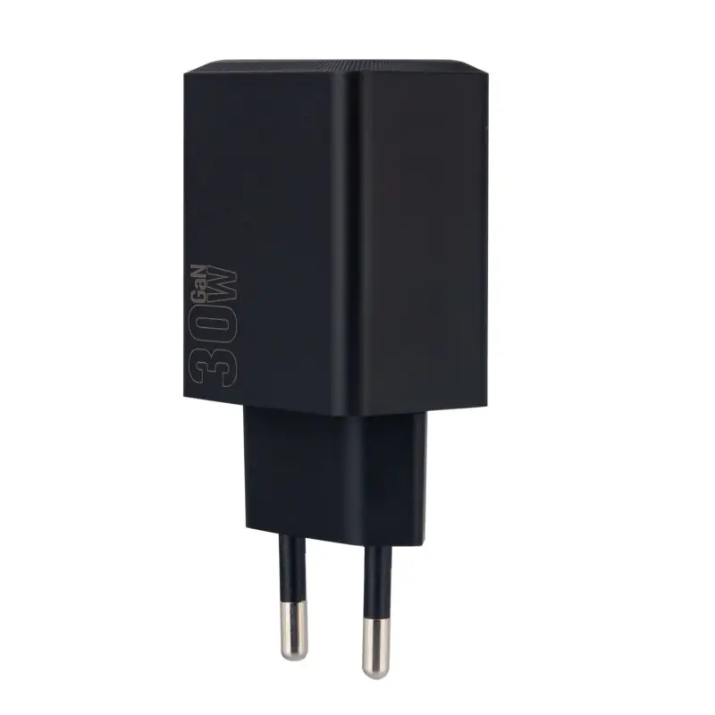 Сетевое зарядное устройство с кабелем Type-C на Type-C PD30W N70 HOCO черное