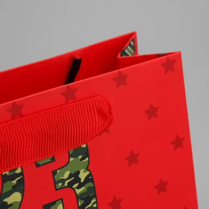 Пакет подарочный ламинированный, упаковка, «С 23 февраля», S 15 х 12 х 5.5 см Пакет подарочный ламинированный, упаковка, «С 23 февраля», S 15 х 12 х 5.5 см