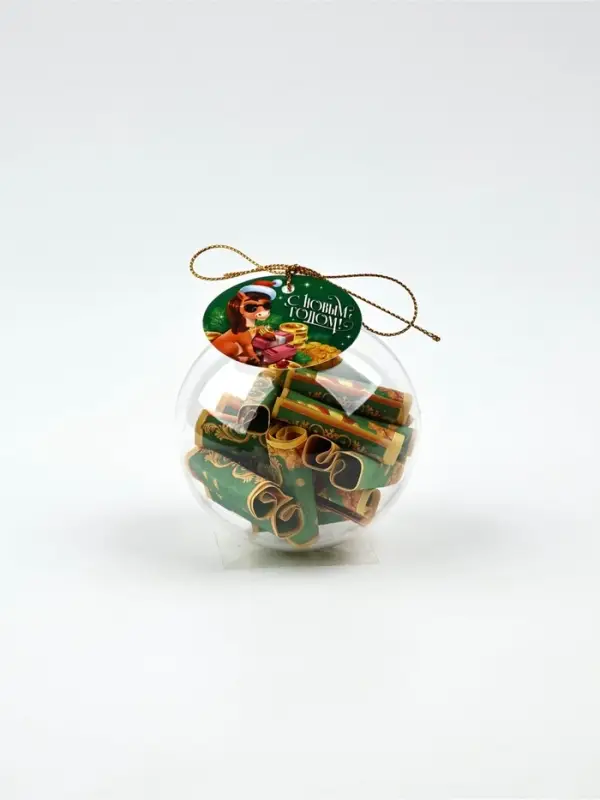 Подвеска ёлочная игрушка со свитками «Богатство», 30 свитков