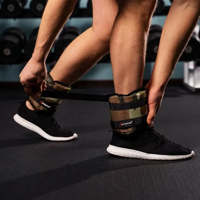 Утяжелители ONLYTOP, 2 шт. &times; 2 кг, цвет хаки