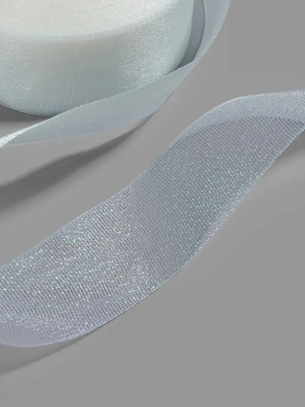 Лента парчовая, 40 мм, 23&plusmn;1 м, голографическая