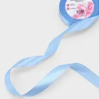 Лента атласная, 20 мм, 23&plusmn;1 м, небесно-голубая №278