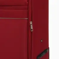 Чемодан на колёсах TEXTURA, кодовый замок, с увеличением, 47&times;30&times;78 см, 28", красный