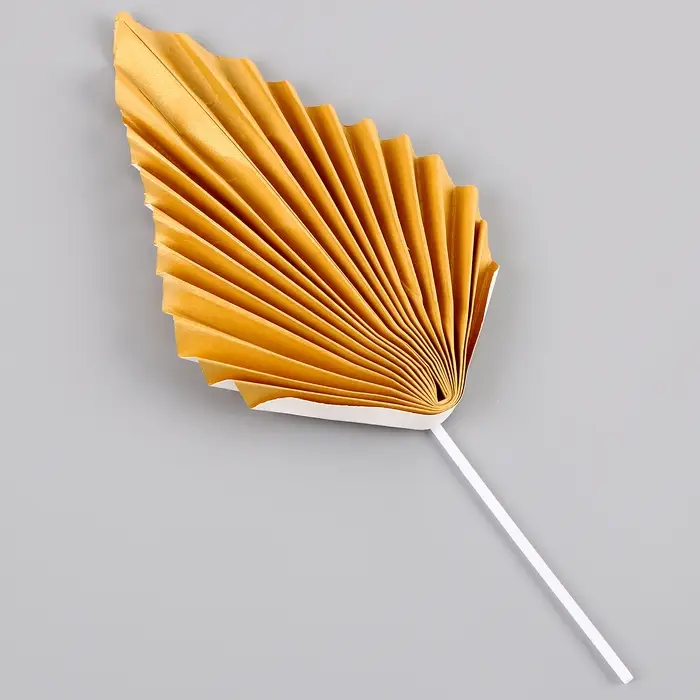 Топпер для торта «Перо», набор 2 шт., золотой Топпер для торта «Перо», набор 2 шт., золотой