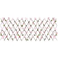 Ограждение декоративное &laquo;Розовые цветы&raquo;, 120&times;40 см, Greengo