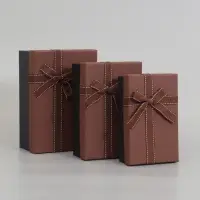 Набор подарочных коробок 3 в 1, прямоугольные 23&times;16&times;9.5 21&times;14&times;8.0 19&times;12&times;6.5 см